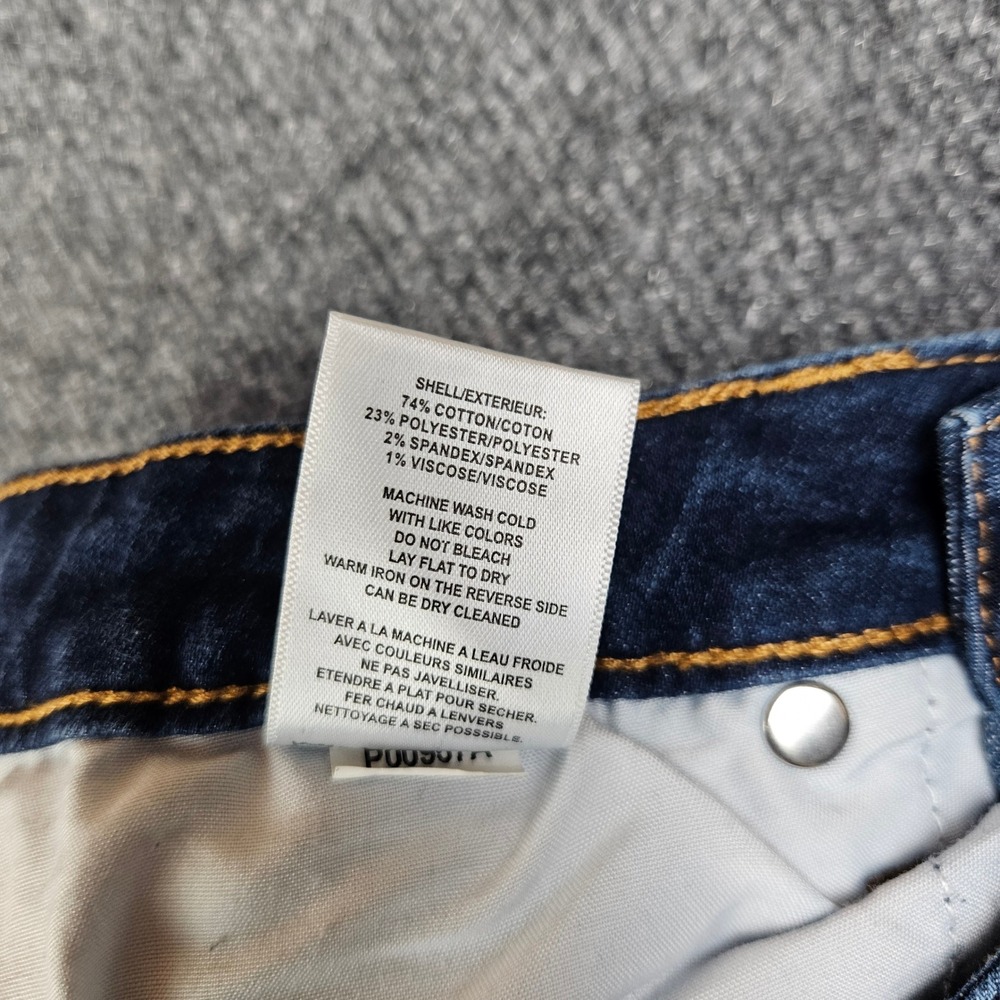 Vigoss Essential‎ Ace Straight Jeans Women's 27 Denim Mid Rise Dark Wash Stretch - Picture 8 of 10